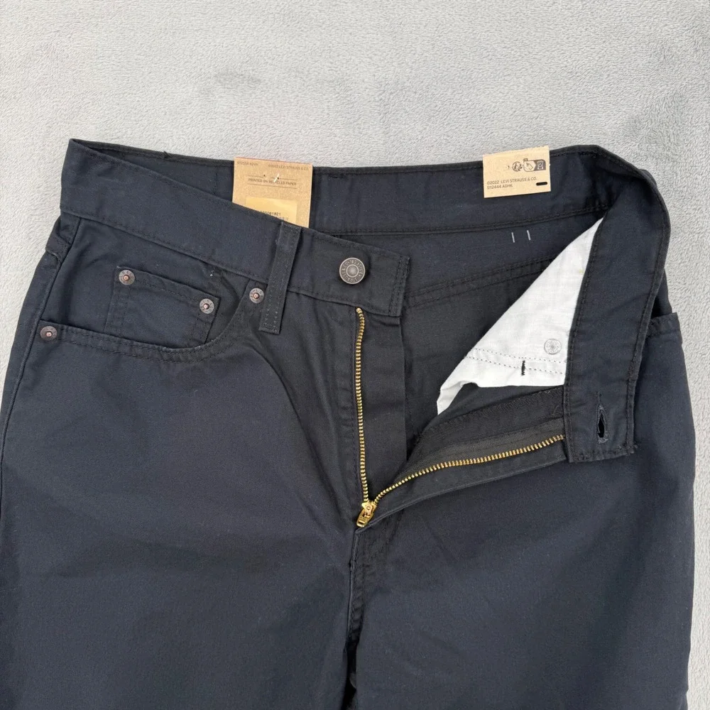 Levis 80s Mom Lightweight Jeans Womens W 27 L 30 High Rise Tapered Leg Black